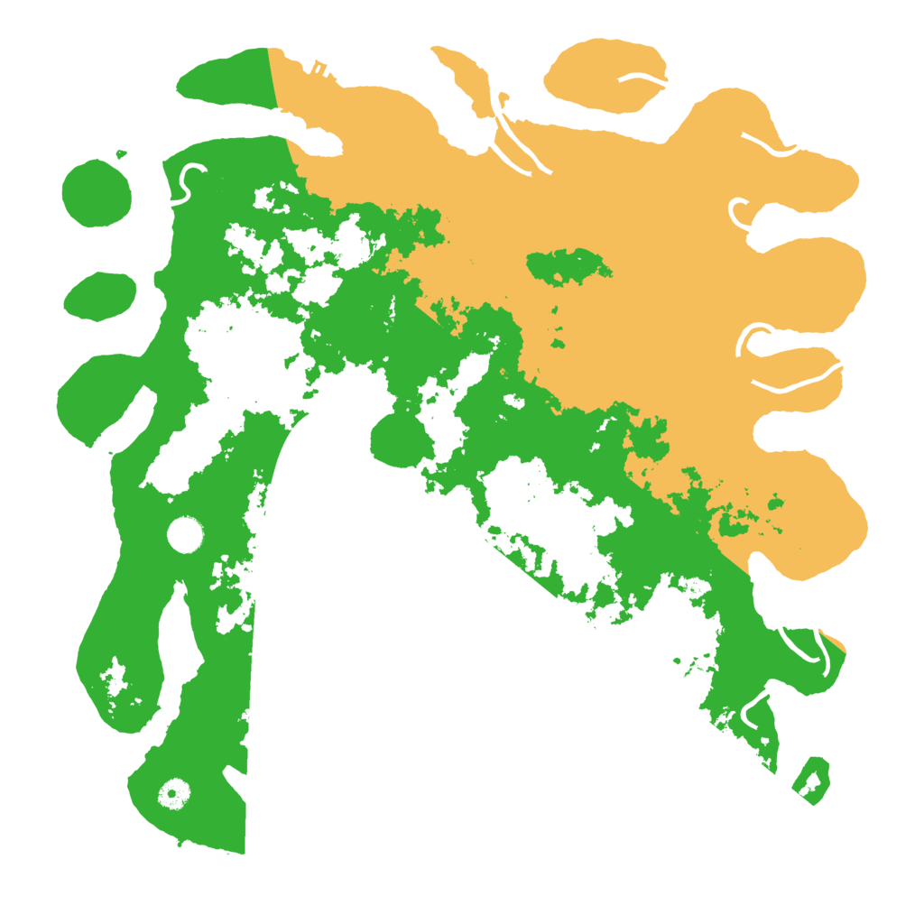 Biome Rust Map: Procedural Map, Size: 4500, Seed: 50938