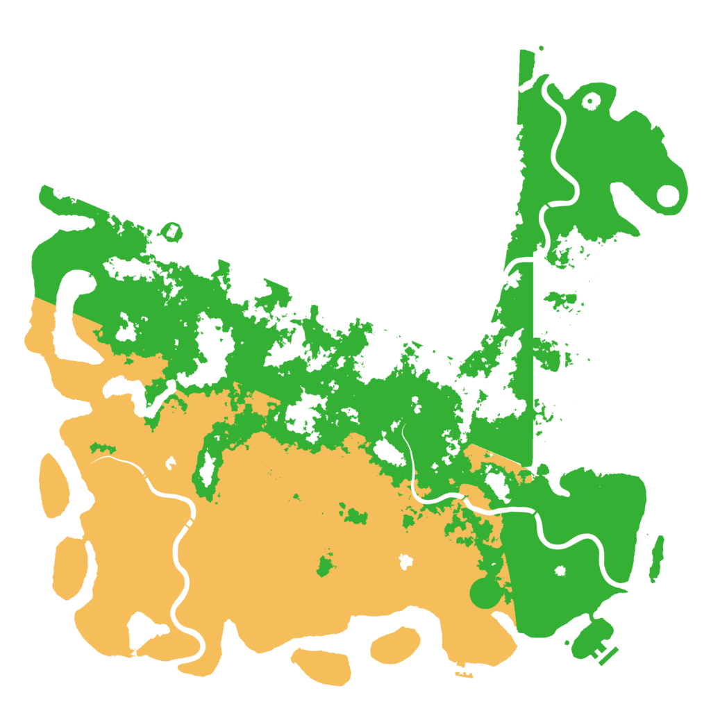 Biome Rust Map: Procedural Map, Size: 6000, Seed: 1707390959