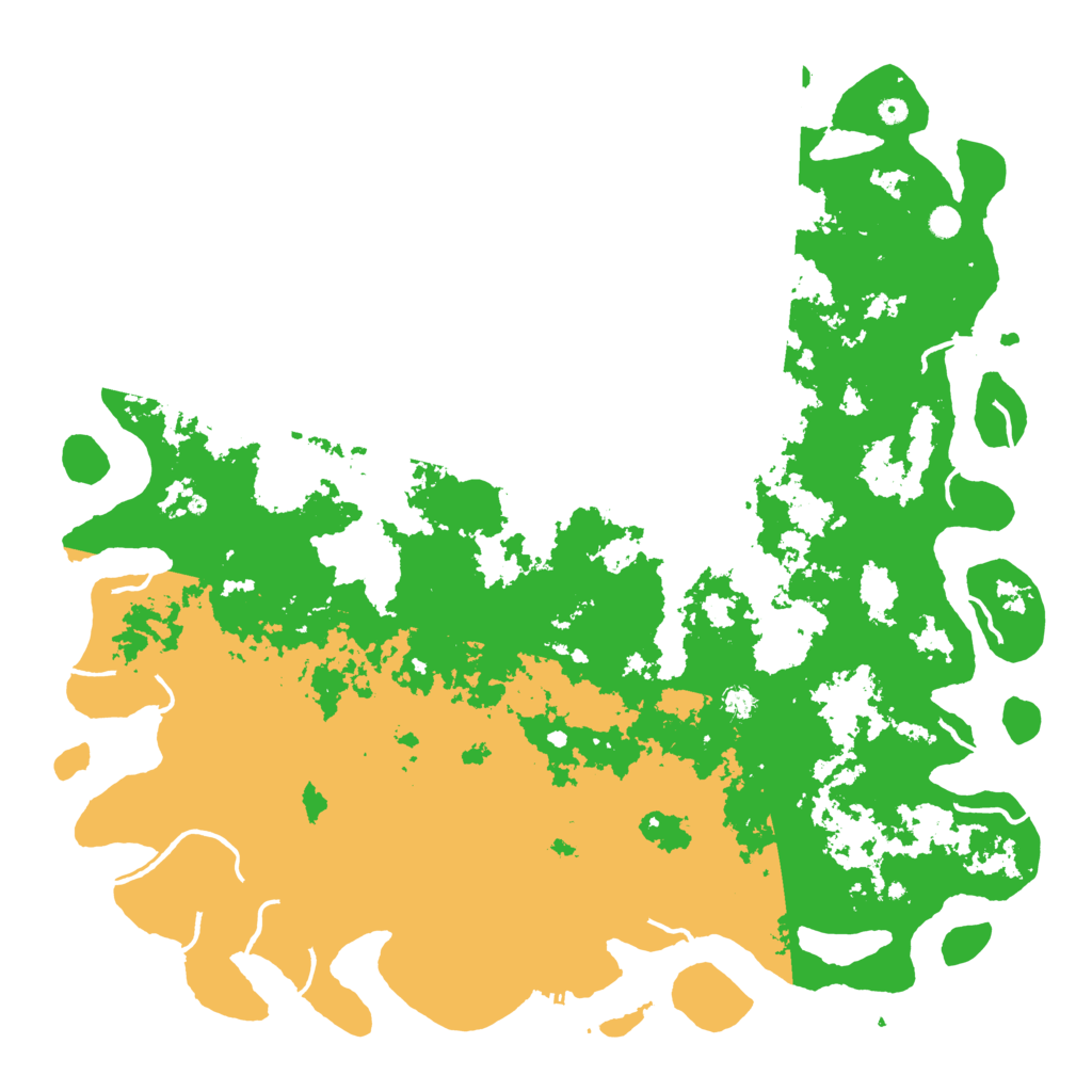 Biome Rust Map: Procedural Map, Size: 6000, Seed: 732281