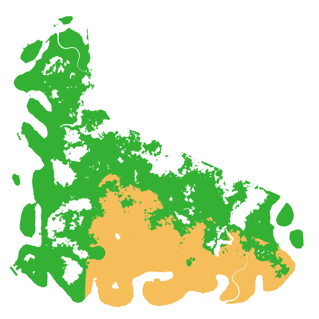 Biome Rust Map: Procedural Map, Size: 6000, Seed: 294000
