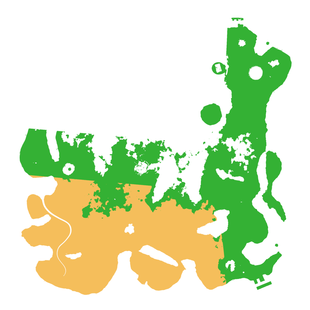 Biome Rust Map: Procedural Map, Size: 4000, Seed: 45878334