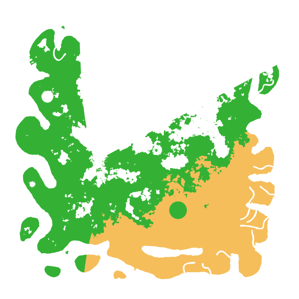 Biome Rust Map: Procedural Map, Size: 4500, Seed: 85445