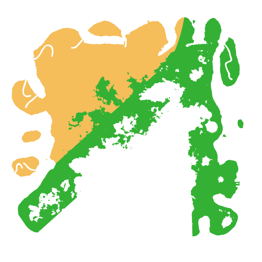 Biome Rust Map: Procedural Map, Size: 4100, Seed: 15352