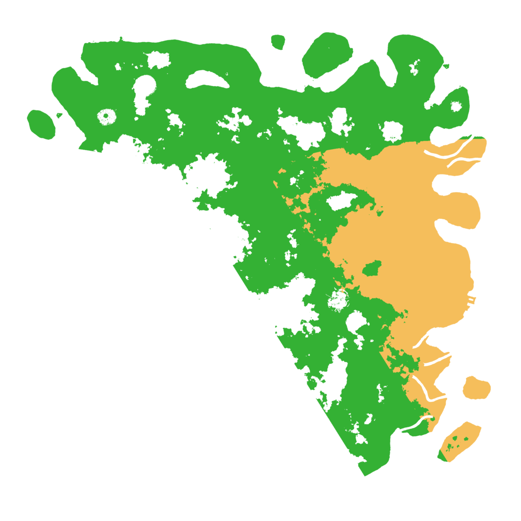 Biome Rust Map: Procedural Map, Size: 4500, Seed: 1912818255