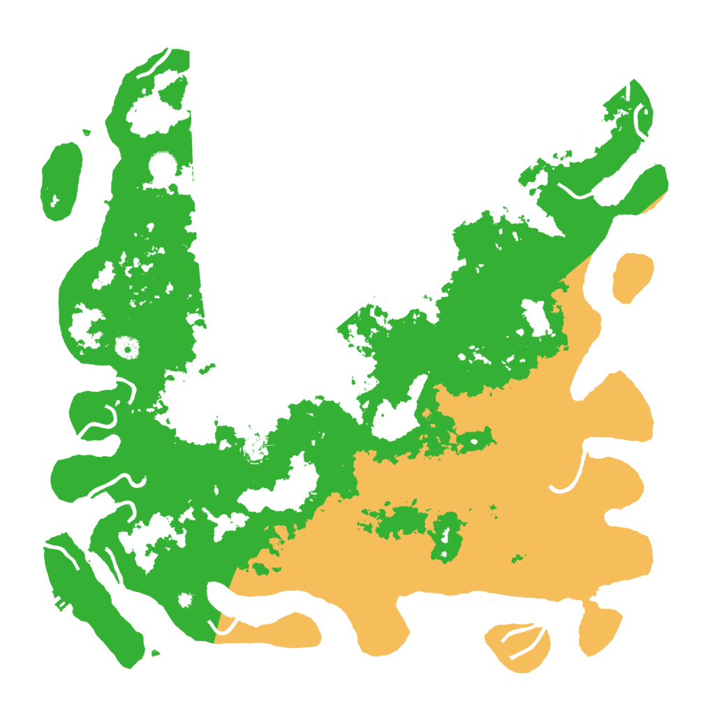 Biome Rust Map: Procedural Map, Size: 4500, Seed: 1483491425