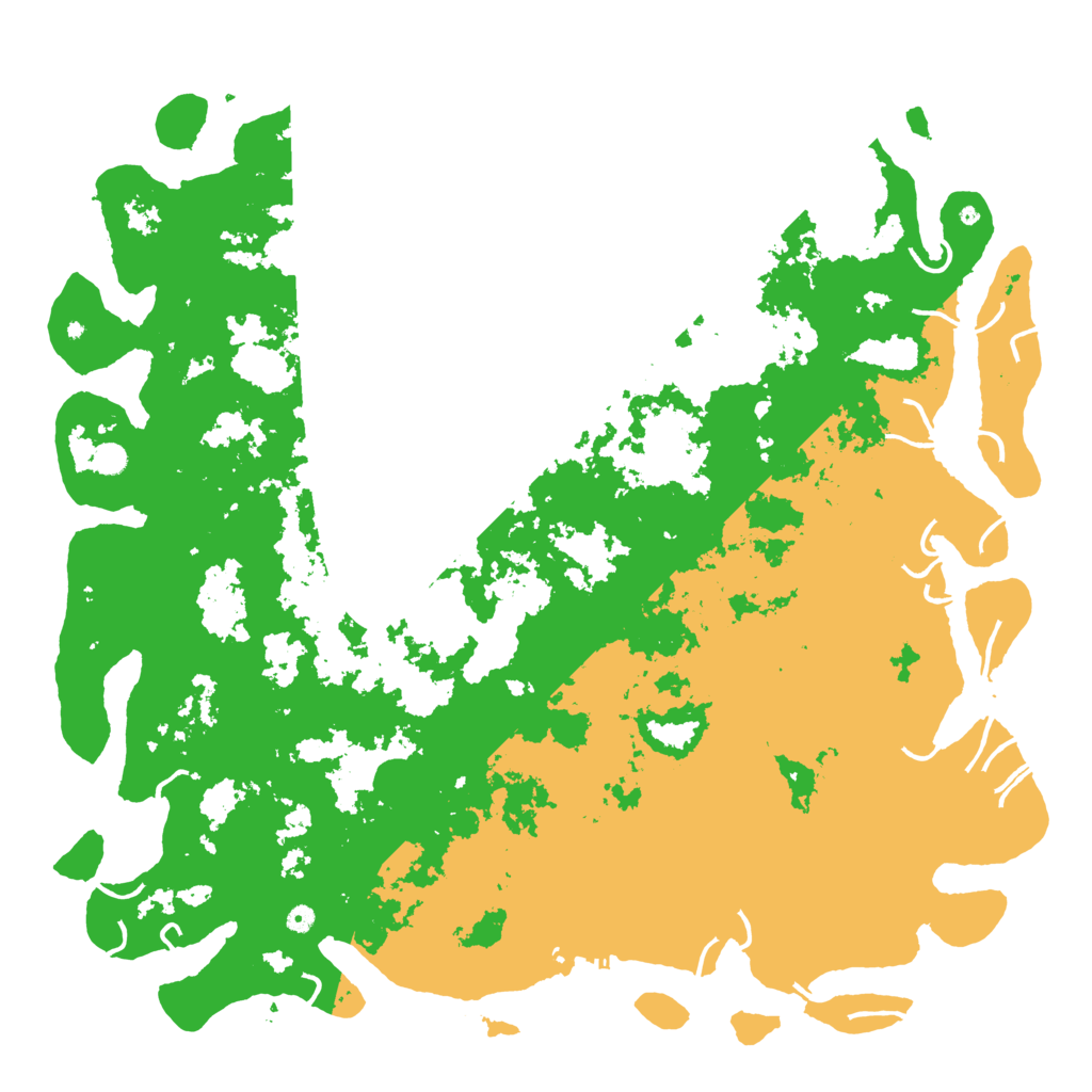 Biome Rust Map: Procedural Map, Size: 6000, Seed: 30204946