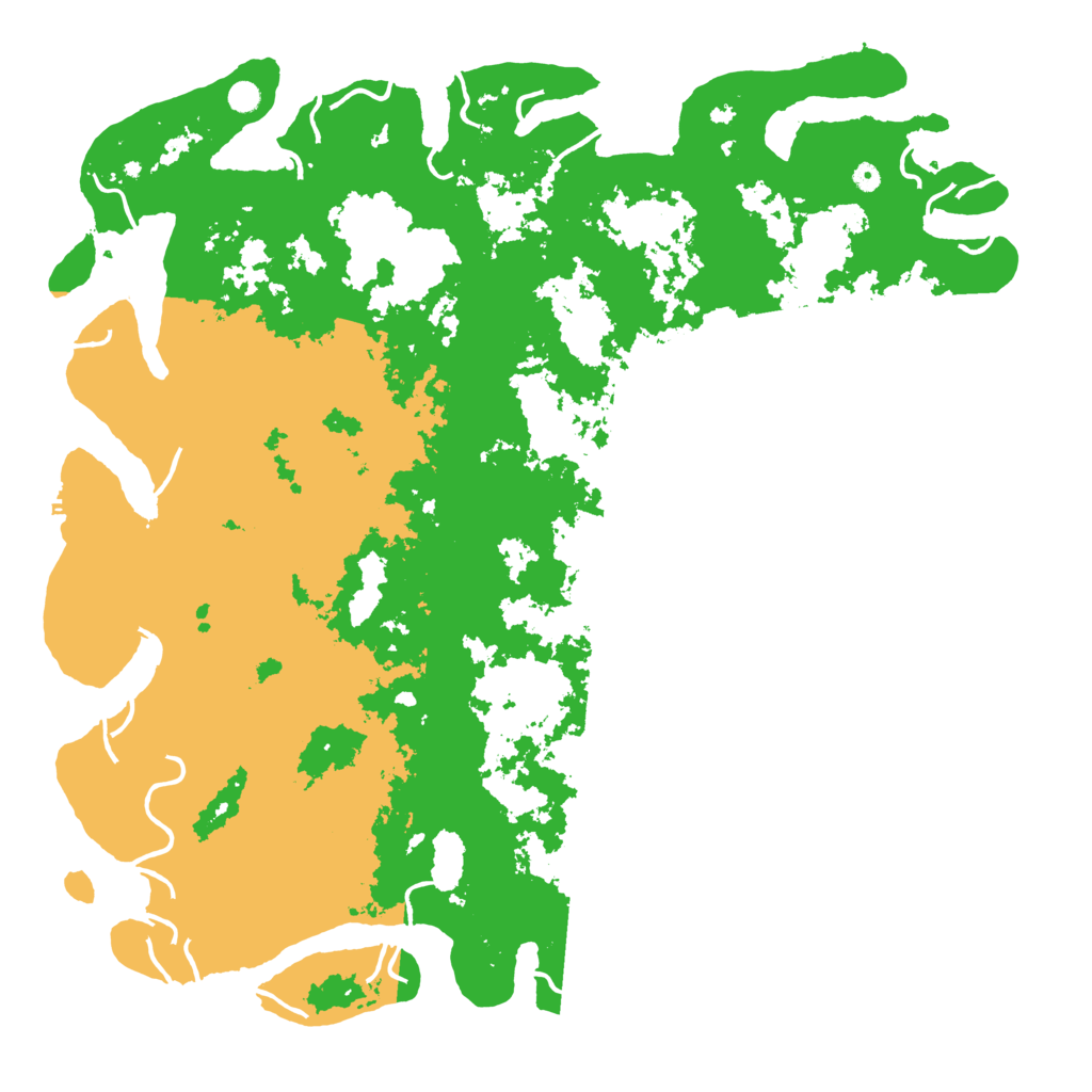 Biome Rust Map: Procedural Map, Size: 6000, Seed: 718230