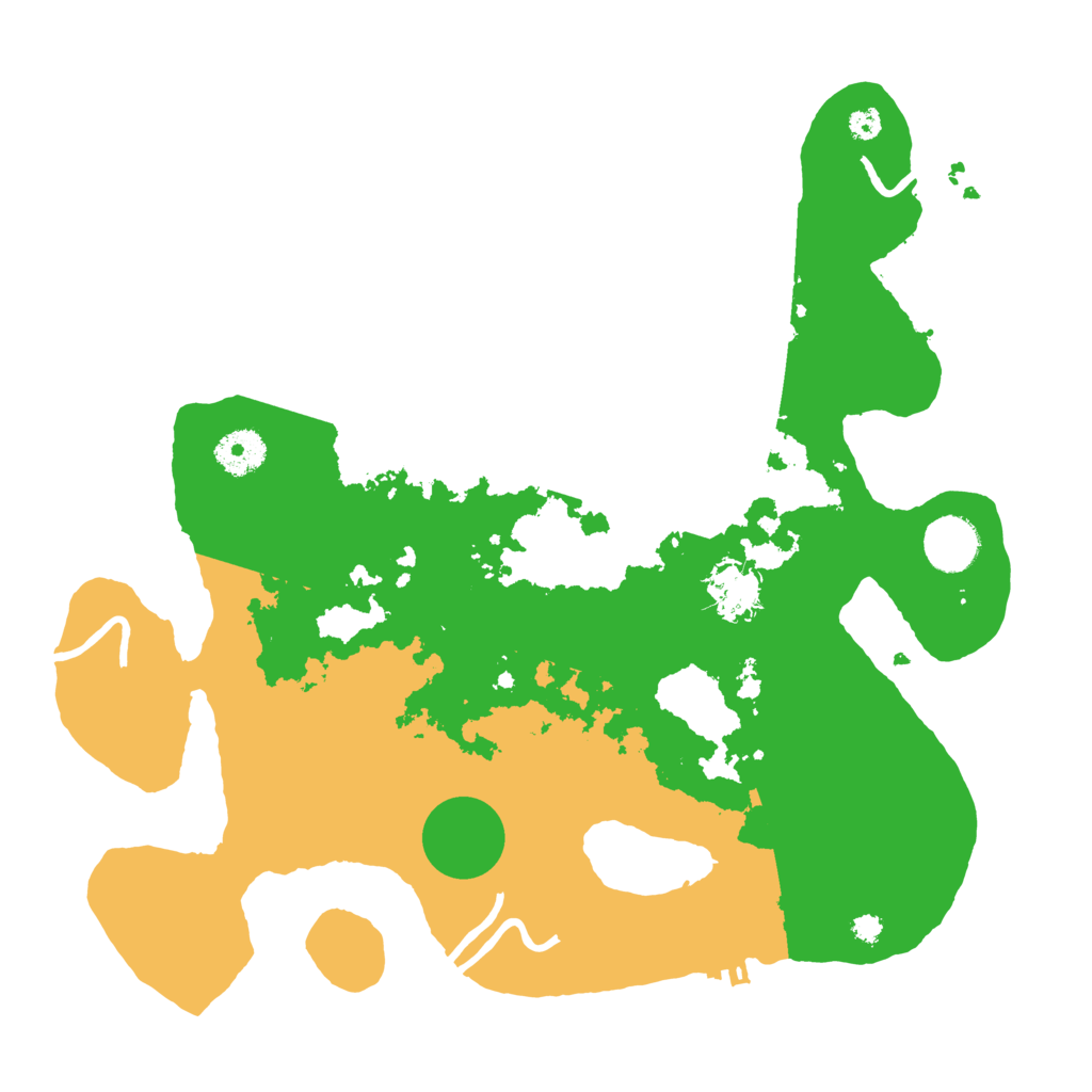 Biome Rust Map: Procedural Map, Size: 3500, Seed: 1182046503