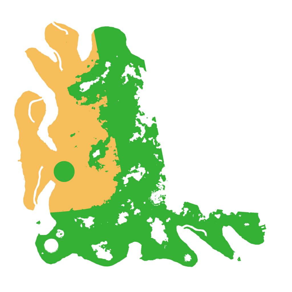 Biome Rust Map: Procedural Map, Size: 3700, Seed: 187