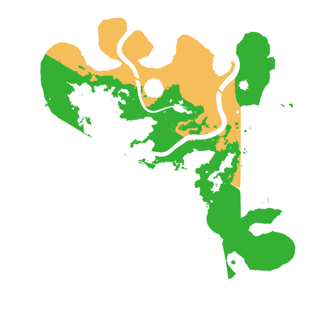 Biome Rust Map: Procedural Map, Size: 3000, Seed: 74270
