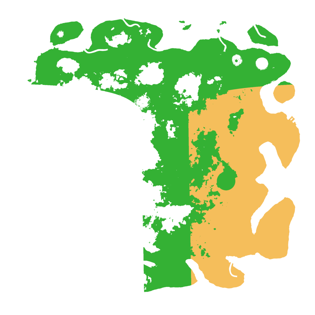 Biome Rust Map: Procedural Map, Size: 4500, Seed: 2041769532