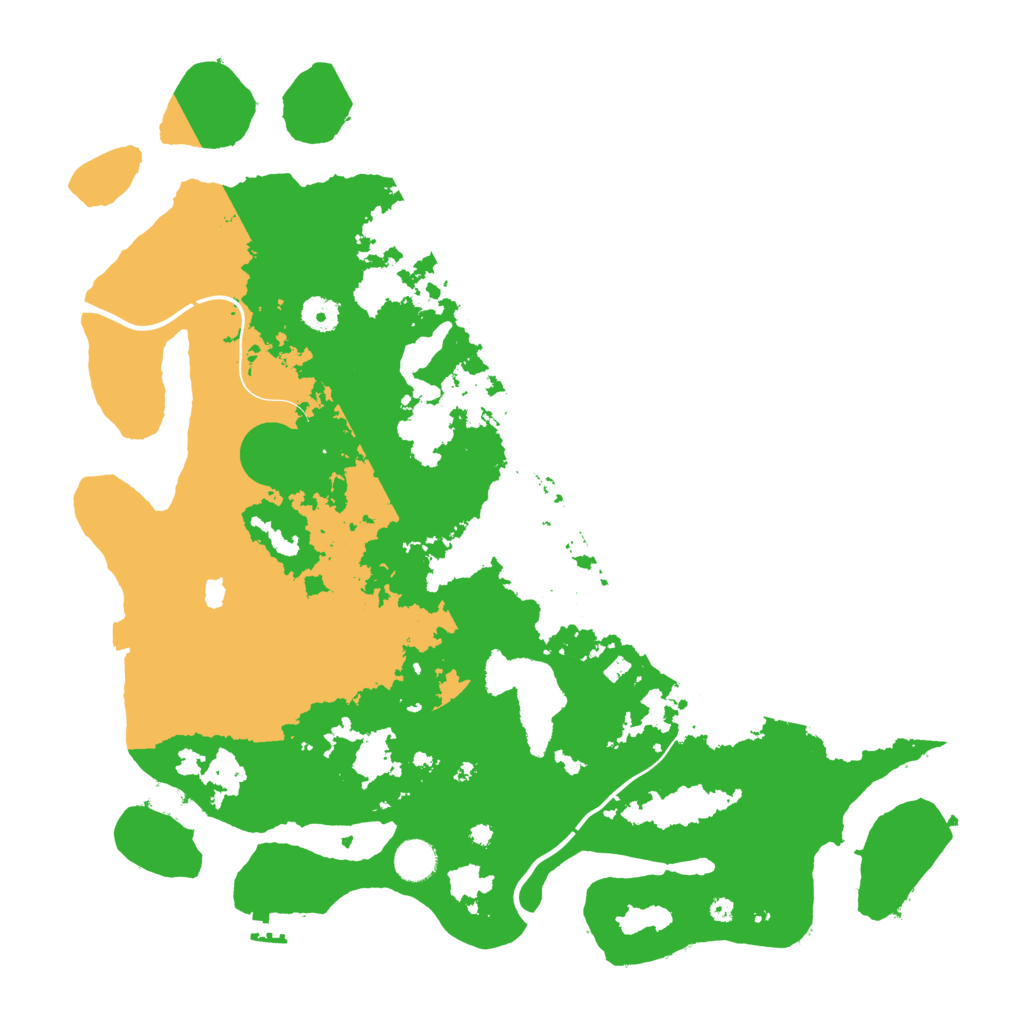 Biome Rust Map: Procedural Map, Size: 4250, Seed: 606342555