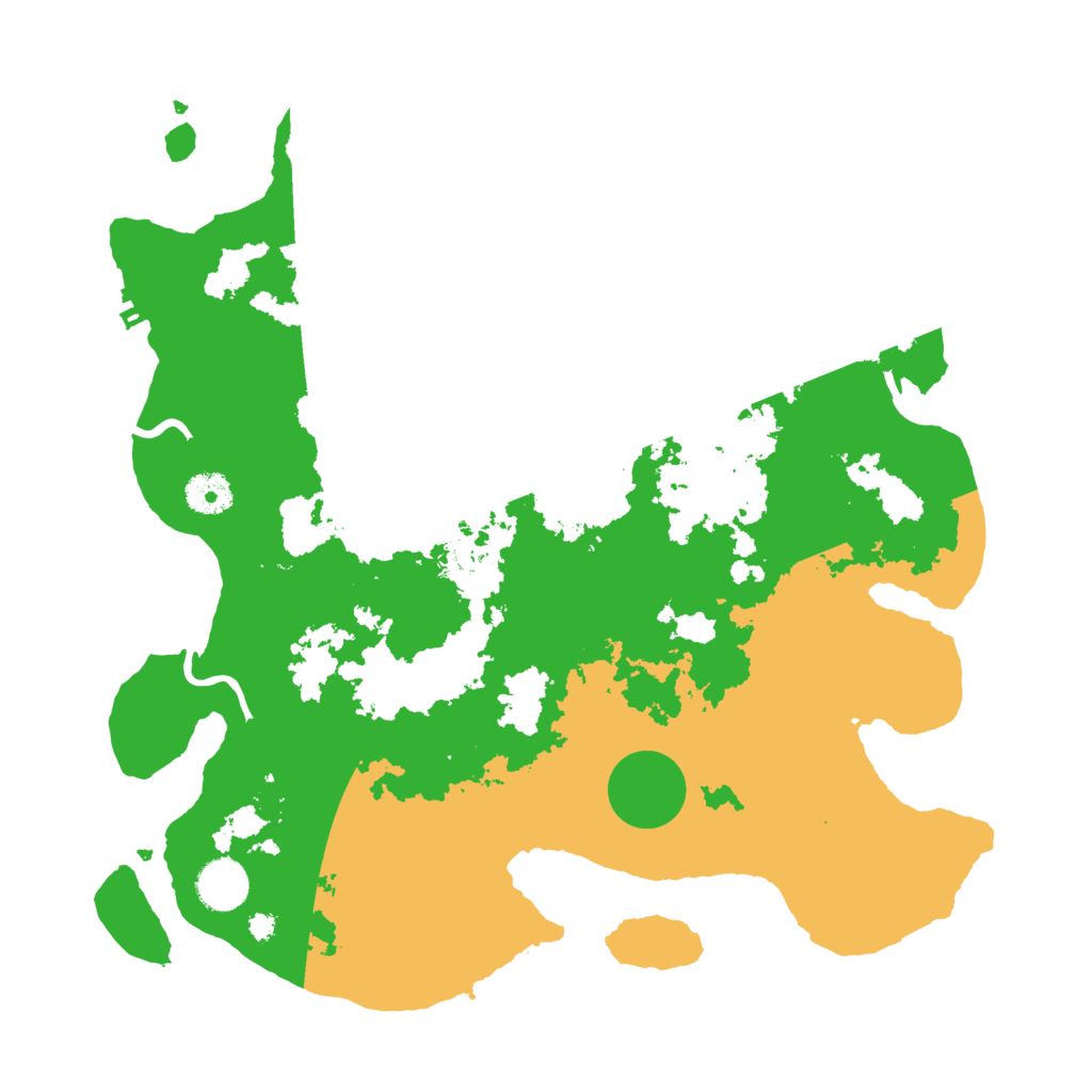 Biome Rust Map: Procedural Map, Size: 3695, Seed: 5