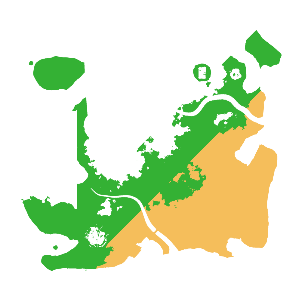 Biome Rust Map: Procedural Map, Size: 2800, Seed: 2030700