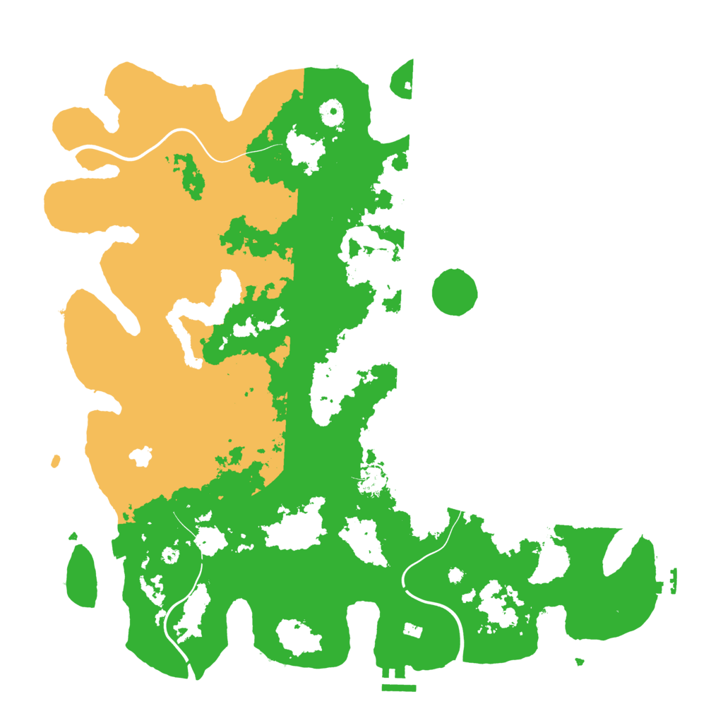 Biome Rust Map: Procedural Map, Size: 4250, Seed: 521068694