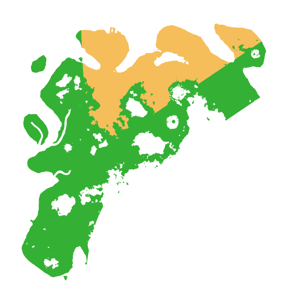 Biome Rust Map: Procedural Map, Size: 3500, Seed: 149763068