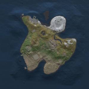 Thumbnail Rust Map: Procedural Map, Size: 2000, Seed: 777, 8 Monuments