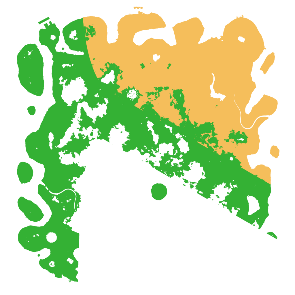 Biome Rust Map: Procedural Map, Size: 5000, Seed: 352112
