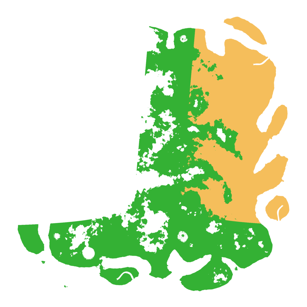 Biome Rust Map: Procedural Map, Size: 4500, Seed: 36360