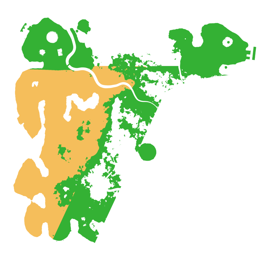 Biome Rust Map: Procedural Map, Size: 4050, Seed: 1010307359
