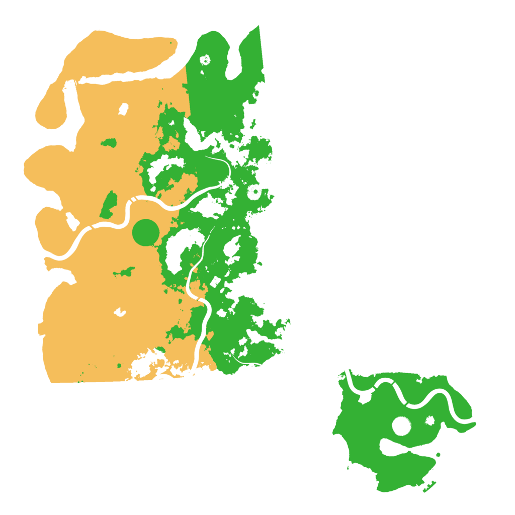 Biome Rust Map: Procedural Map, Size: 5000, Seed: 4002