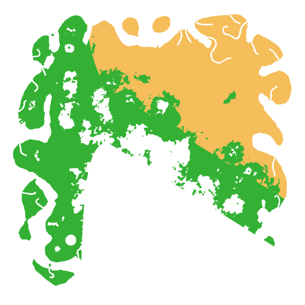Biome Rust Map: Procedural Map, Size: 5000, Seed: 125419612