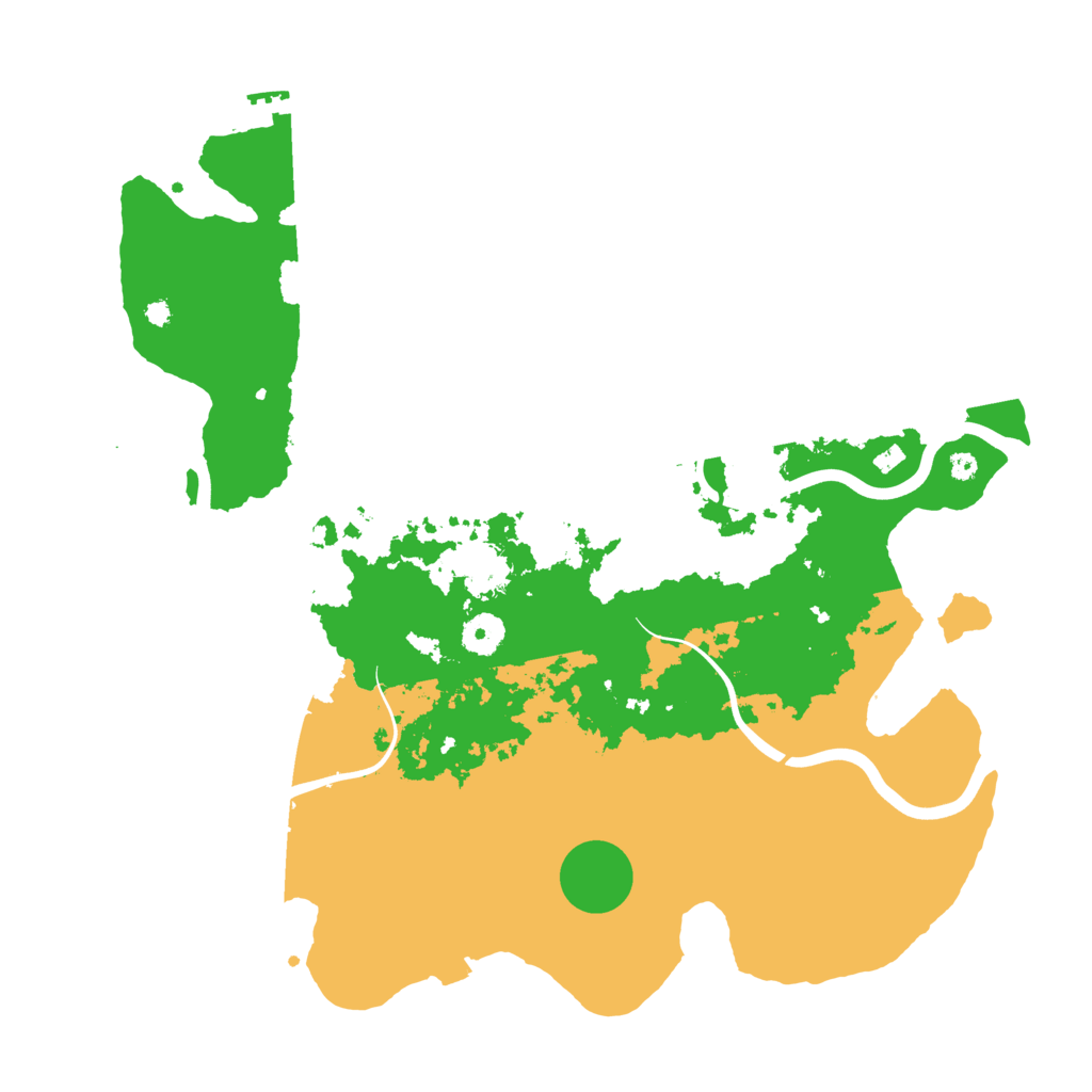 Biome Rust Map: Procedural Map, Size: 3950, Seed: 859703635