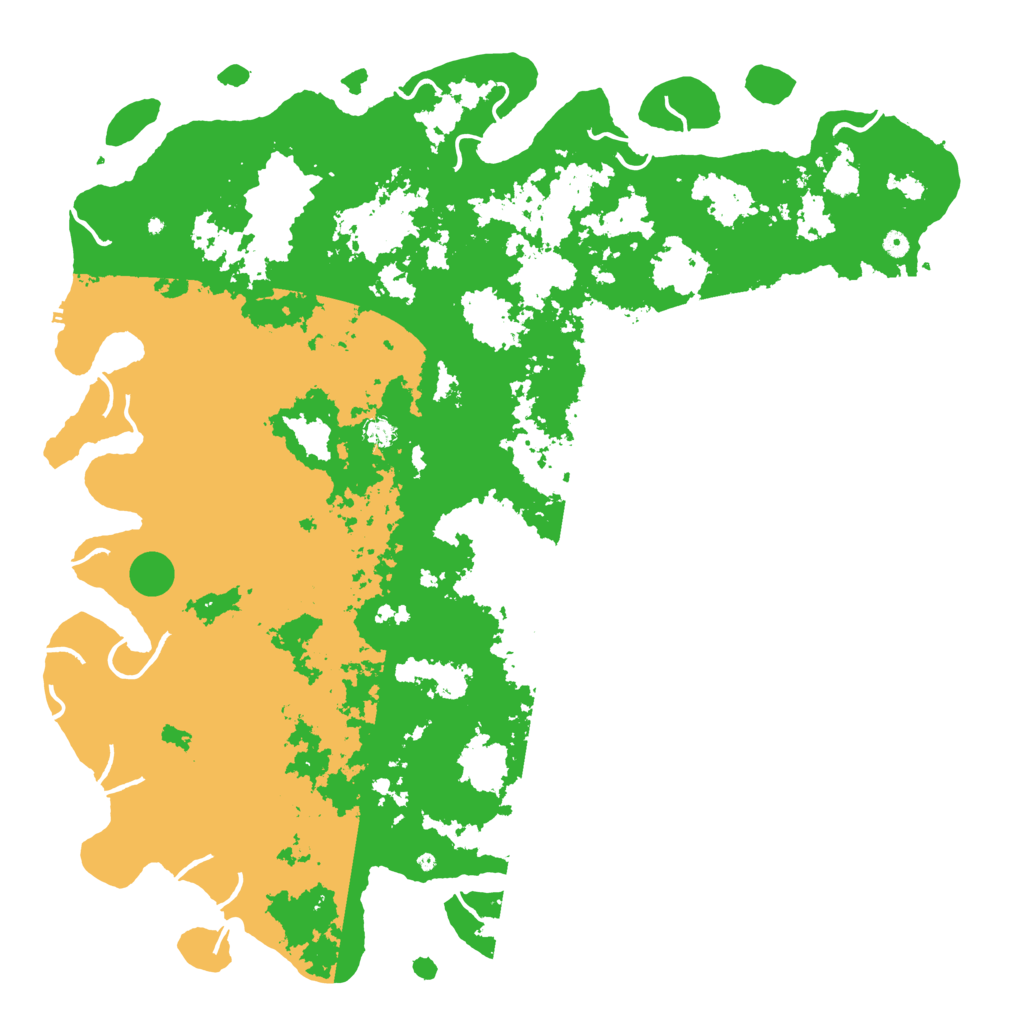 Biome Rust Map: Procedural Map, Size: 6000, Seed: 645646