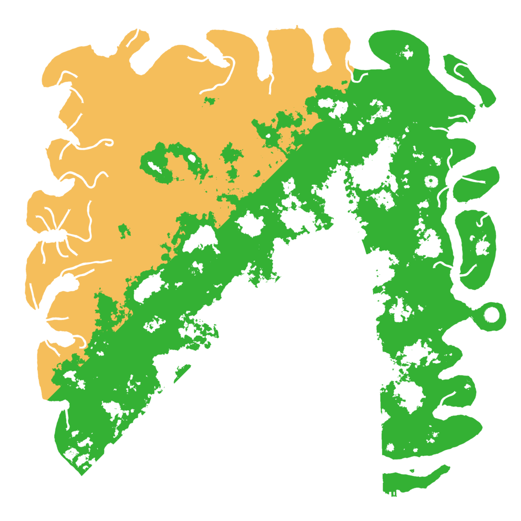Biome Rust Map: Procedural Map, Size: 6000, Seed: 251675