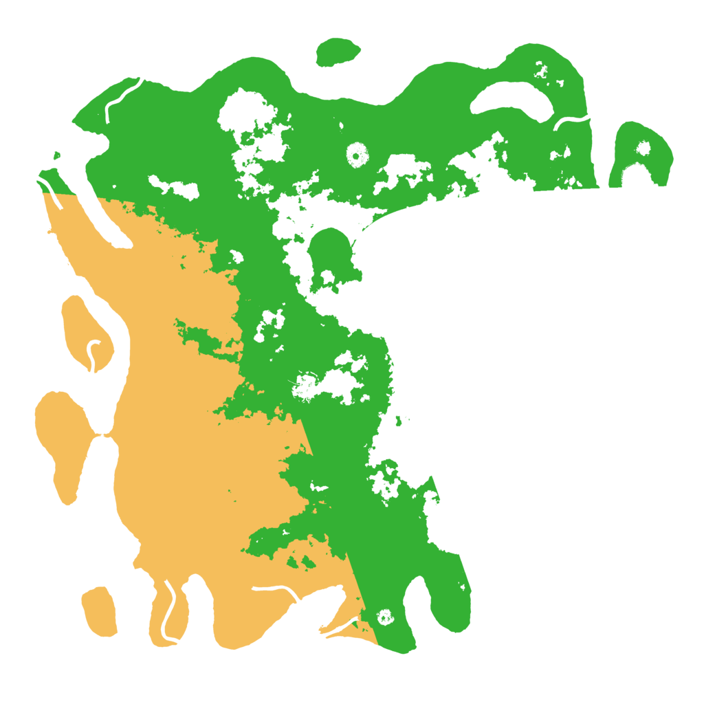 Biome Rust Map: Procedural Map, Size: 4500, Seed: 48485255