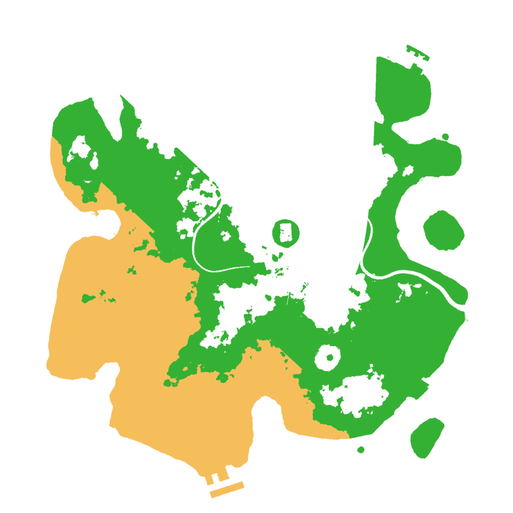 Biome Rust Map: Procedural Map, Size: 3000, Seed: 1725561212