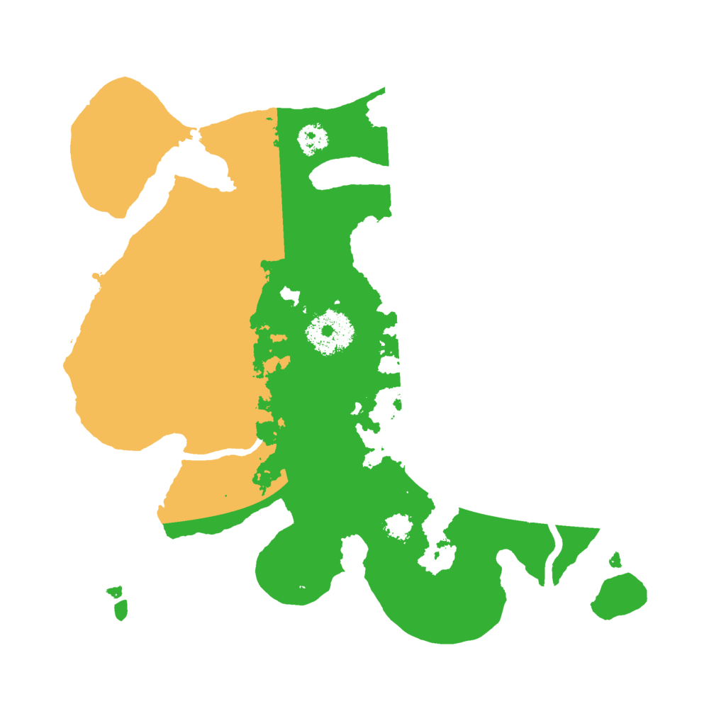 Biome Rust Map: Procedural Map, Size: 2500, Seed: 1400616024