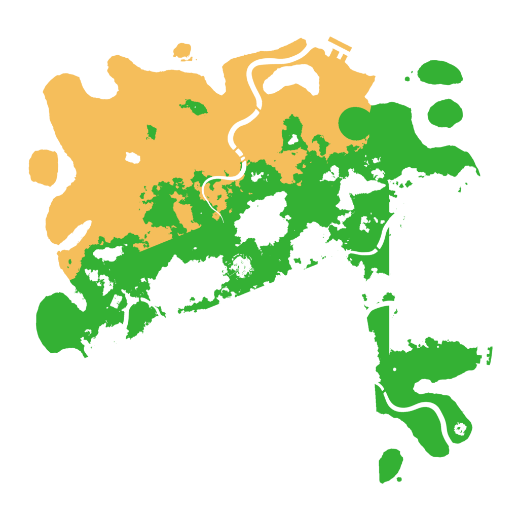 Biome Rust Map: Procedural Map, Size: 4250, Seed: 3689