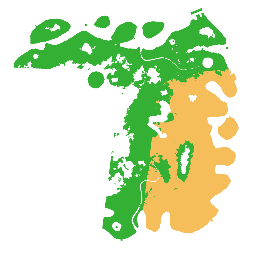 Biome Rust Map: Procedural Map, Size: 4250, Seed: 448082397