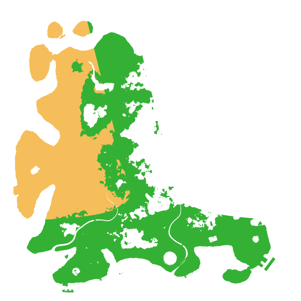 Biome Rust Map: Procedural Map, Size: 4000, Seed: 6314948