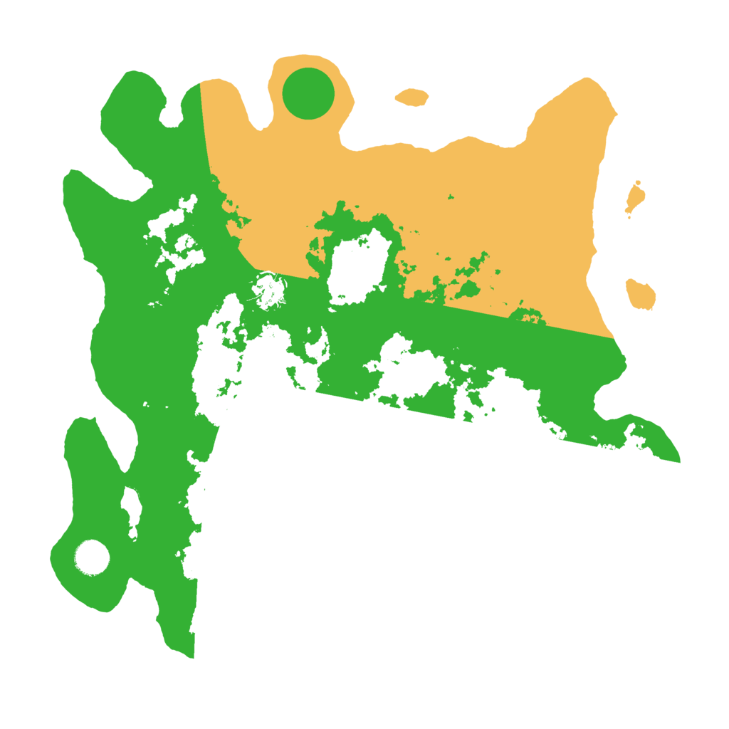 Biome Rust Map: Barren, Size: 3700, Seed: 1654