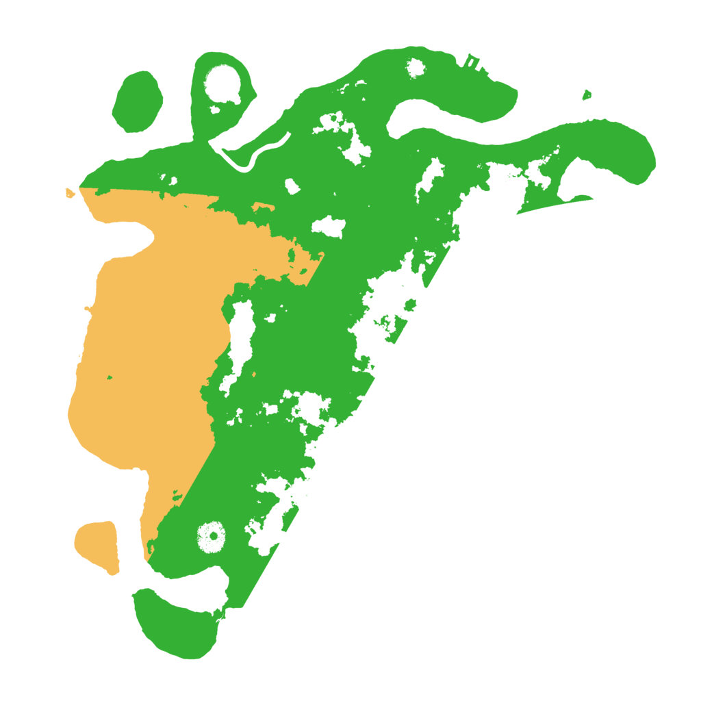 Biome Rust Map: Procedural Map, Size: 3500, Seed: 455310369