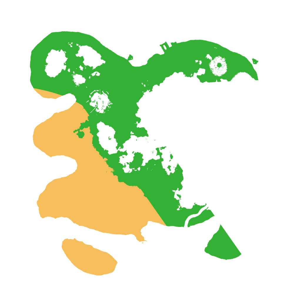 Biome Rust Map: Procedural Map, Size: 2500, Seed: 232293856