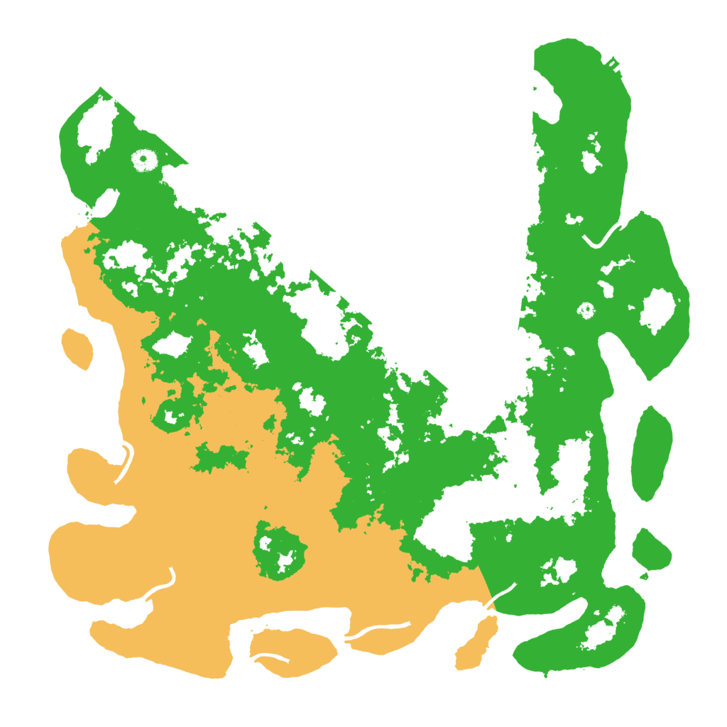 Biome Rust Map: Procedural Map, Size: 4500, Seed: 6207884