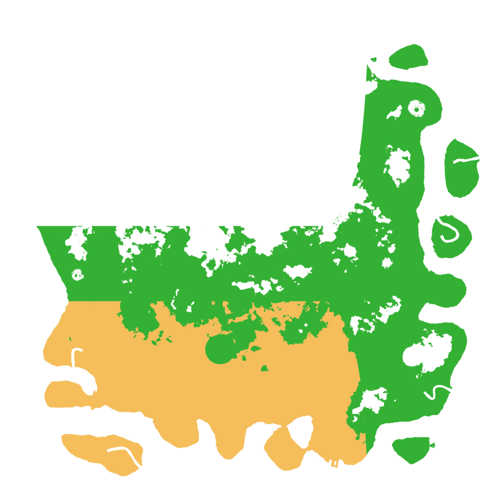 Biome Rust Map: Procedural Map, Size: 4500, Seed: 5132151