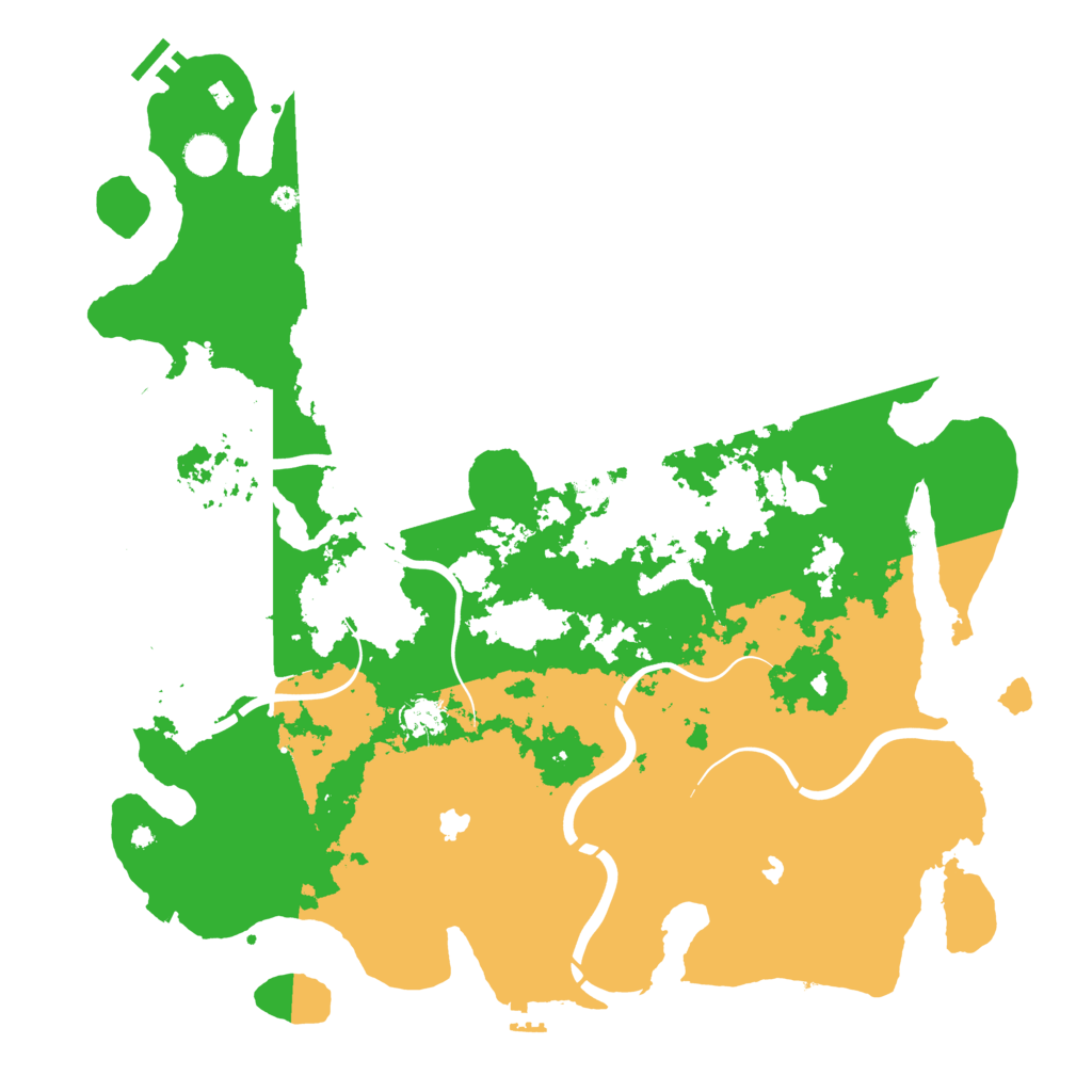 Biome Rust Map: Procedural Map, Size: 4500, Seed: 1471414505