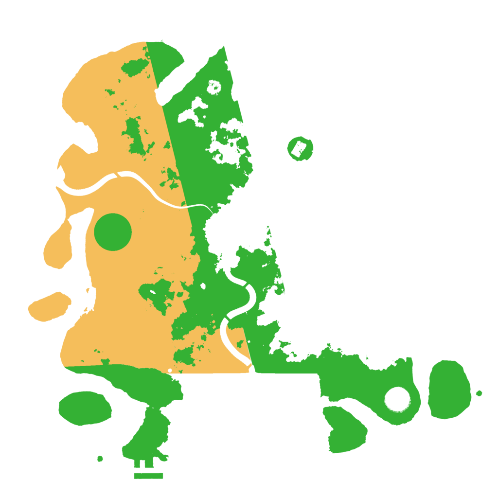 Biome Rust Map: Procedural Map, Size: 3500, Seed: 1468931248