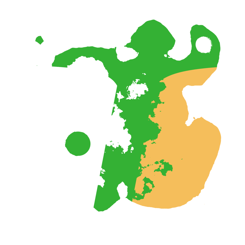 Biome Rust Map: Barren, Size: 2700, Seed: 1245629084