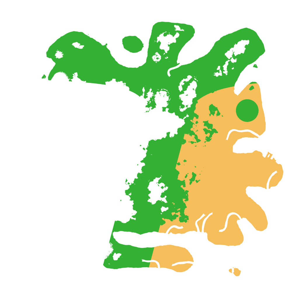 Biome Rust Map: Procedural Map, Size: 3500, Seed: 1773356265