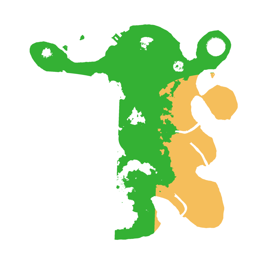 Biome Rust Map: Procedural Map, Size: 2500, Seed: 1616345063