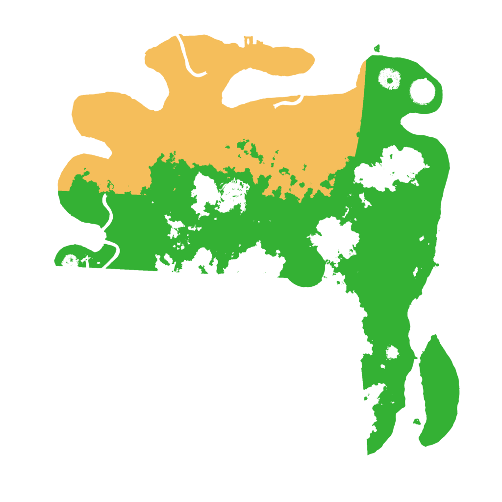 Biome Rust Map: Procedural Map, Size: 3500, Seed: 665025418