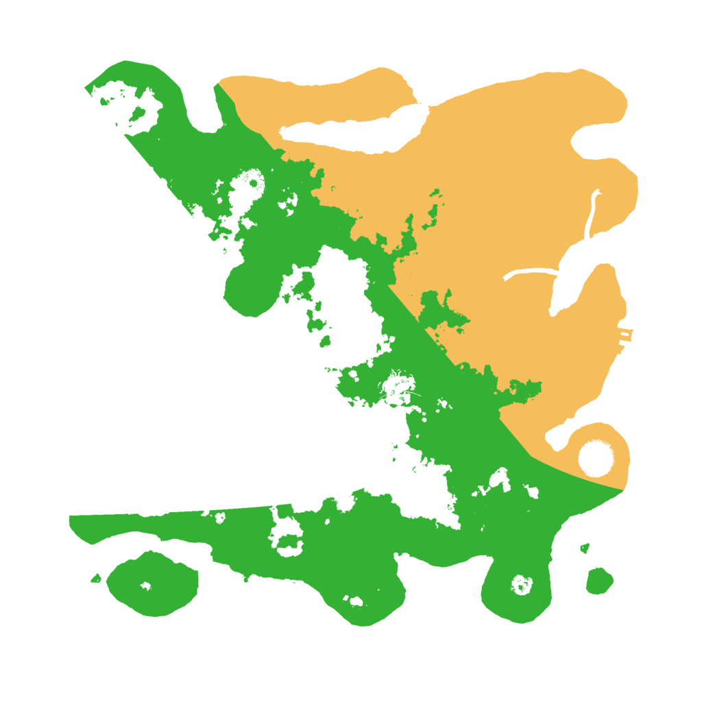 Biome Rust Map: Procedural Map, Size: 3500, Seed: 2244