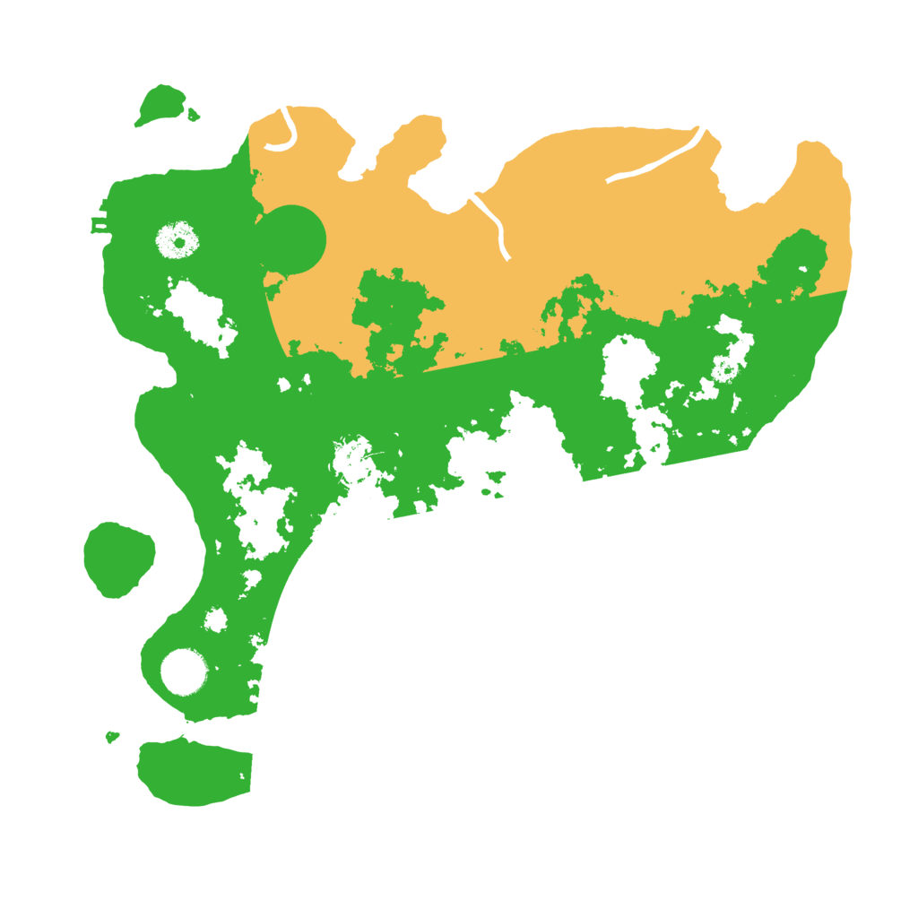 Biome Rust Map: Procedural Map, Size: 3500, Seed: 746493241