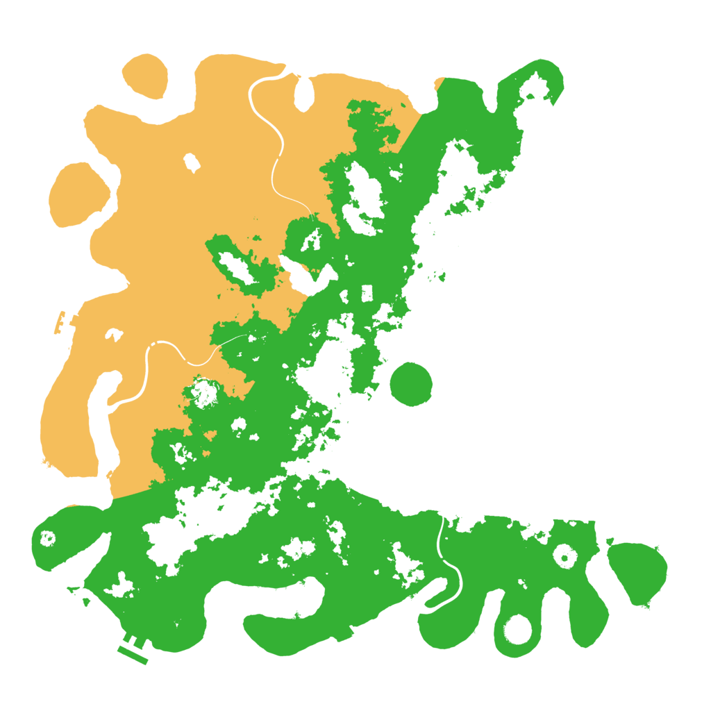 Biome Rust Map: Procedural Map, Size: 4500, Seed: 654153329