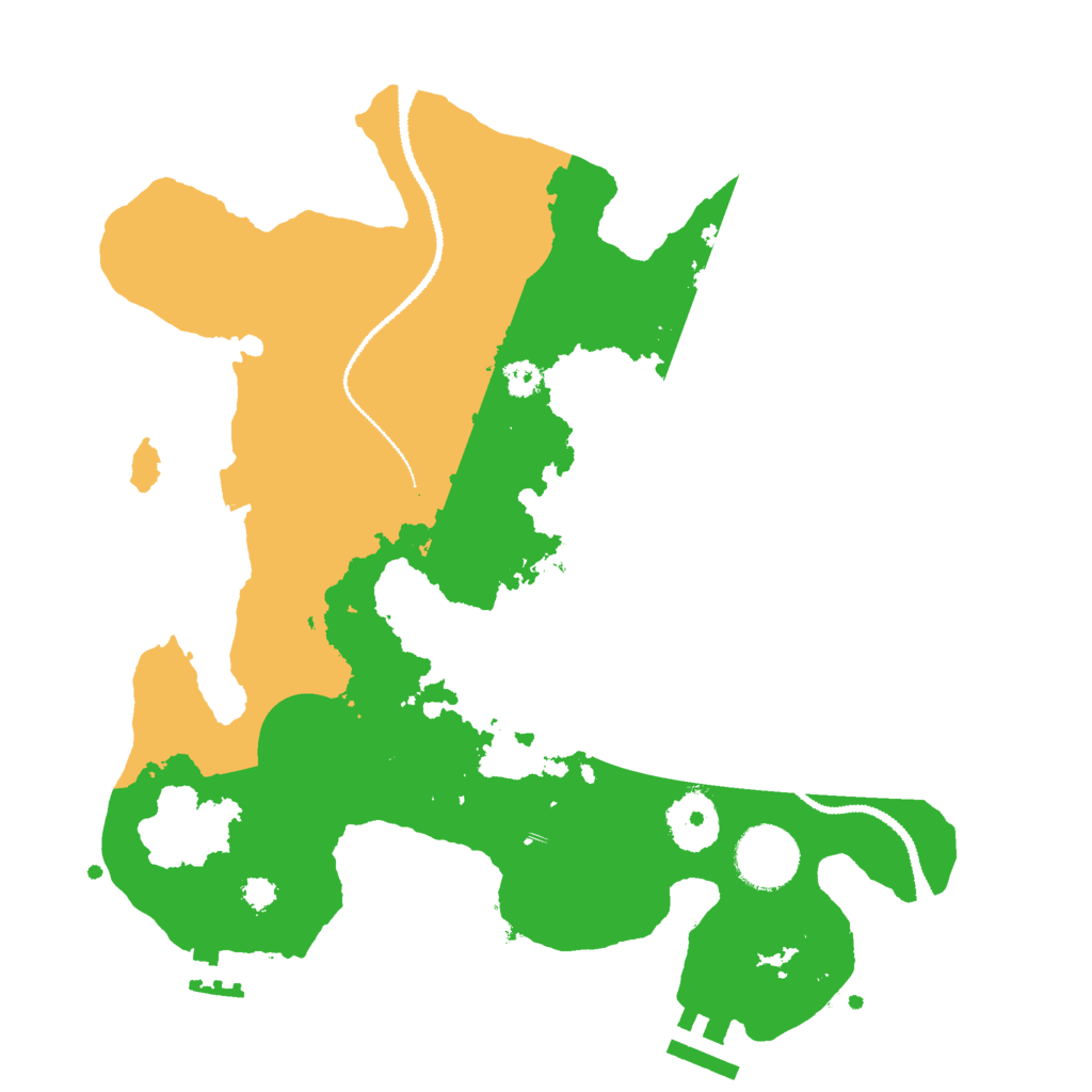 Biome Rust Map: Procedural Map, Size: 3000, Seed: 155119307
